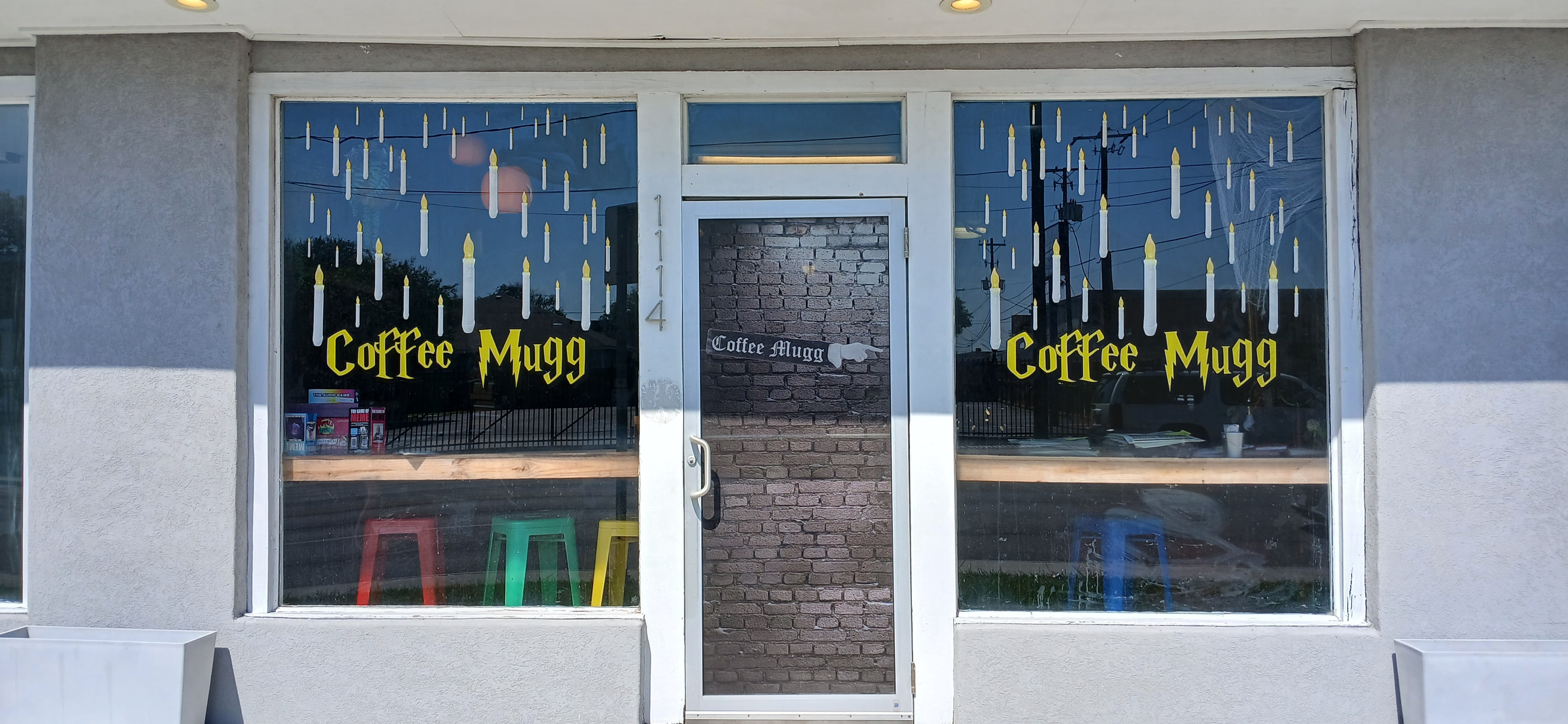Coffee Mugg Window Decals — Candles