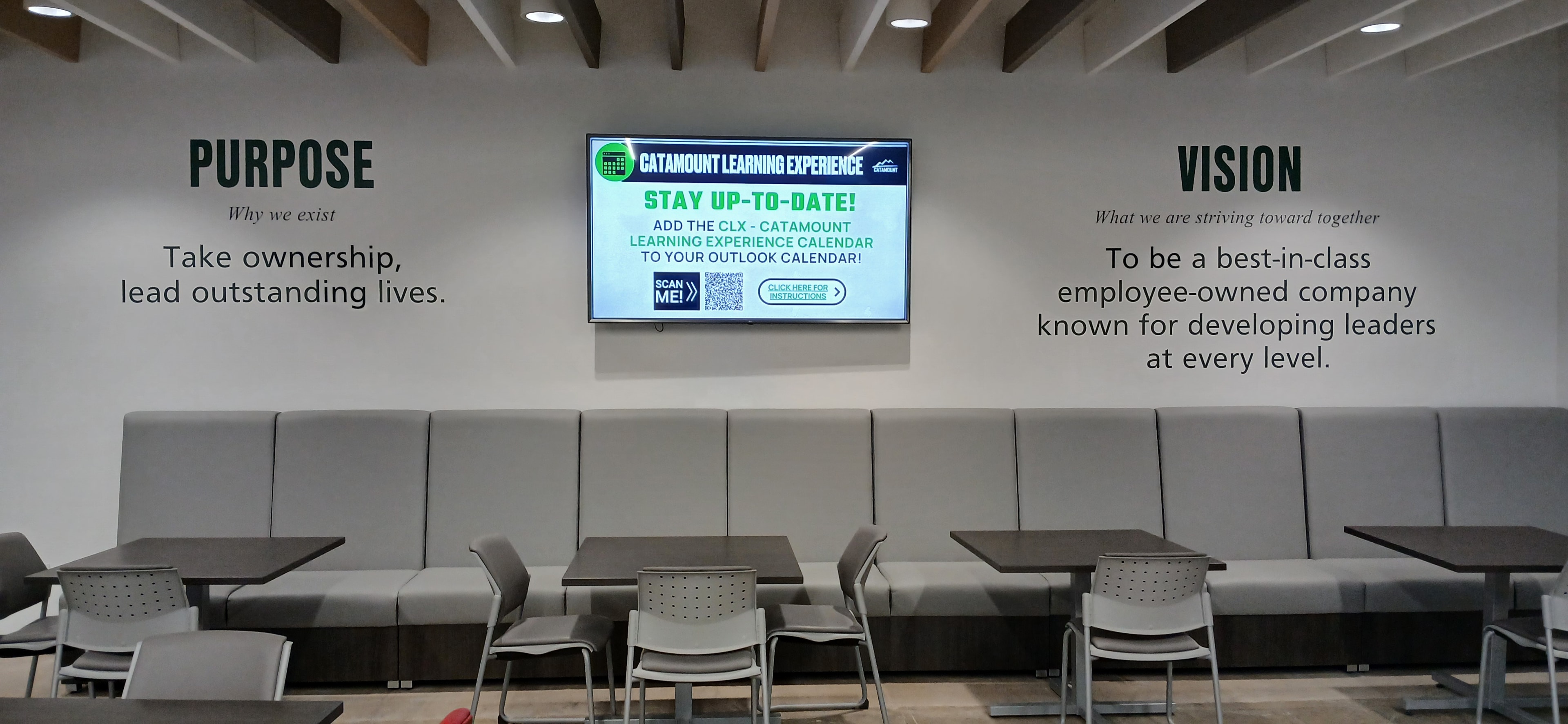 Catamount Purpose & Vision Wall Graphics